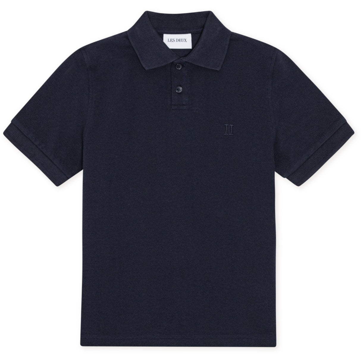 Les Deux Kids Dark Navy Pique Polo