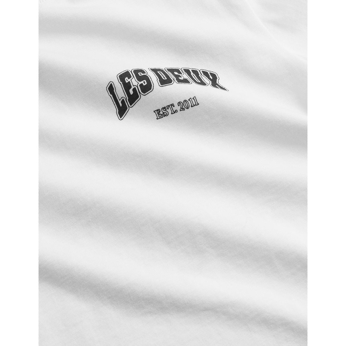 Les Deux Kids White Hoop T-Shirt