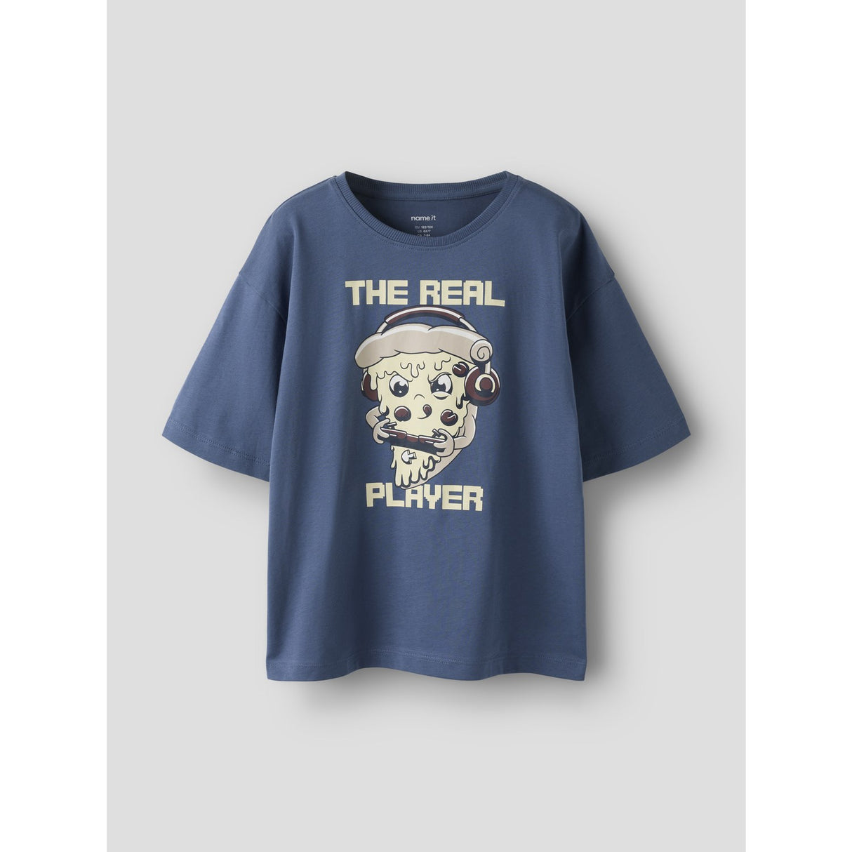 Name It Vintage Indigo Pizza Gamer Nkmvictor Ss Nreg Top
