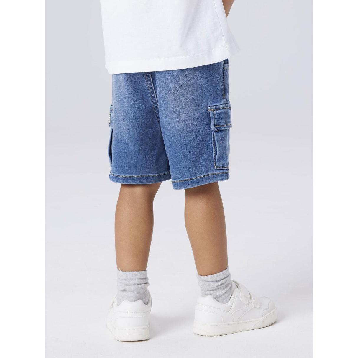 Name It Denim Blue Nmmben Baggy Dnm L Shorts 8610-To Noos
