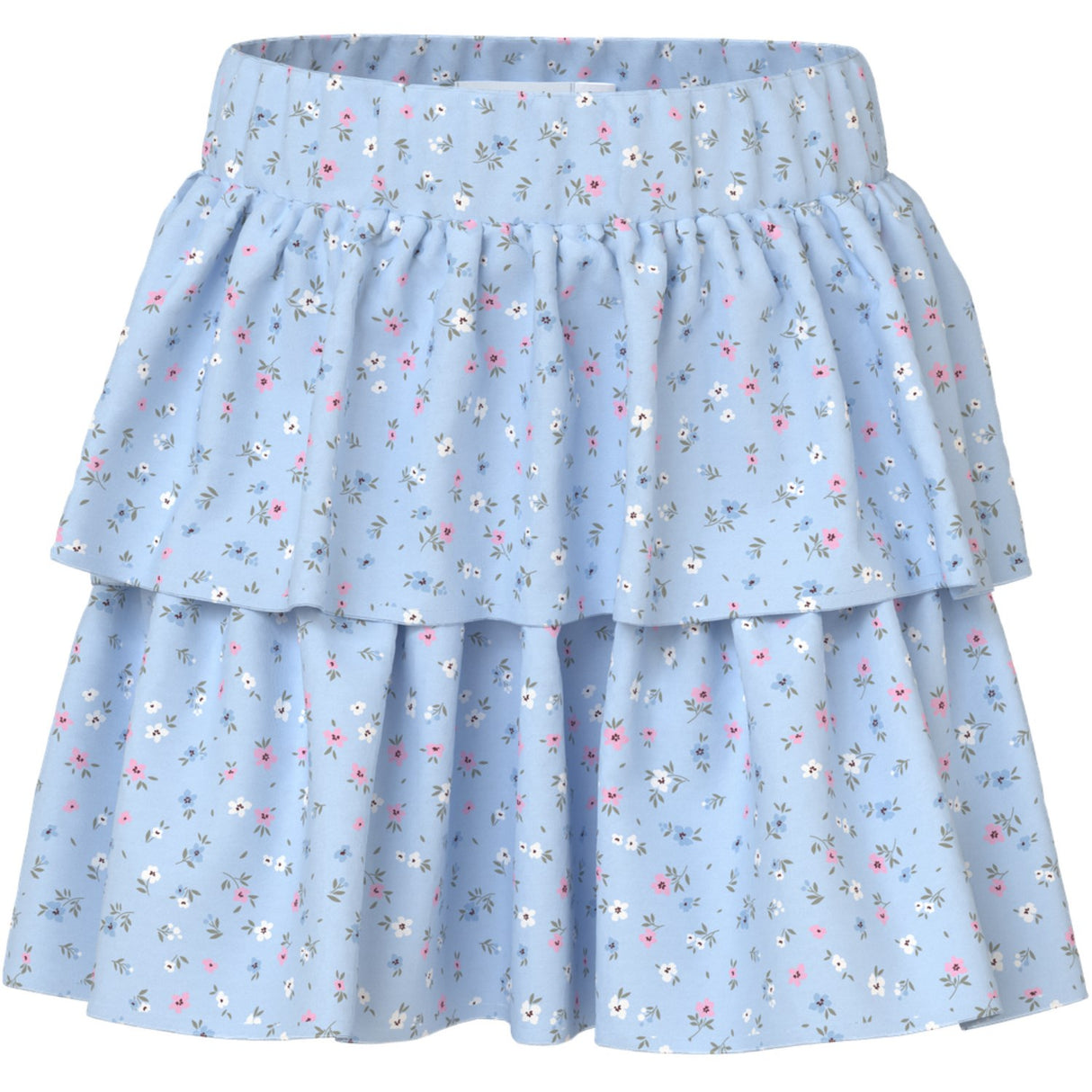 Name It Ice Water Small Floral Nkfvinaya Skirt Fff Noos