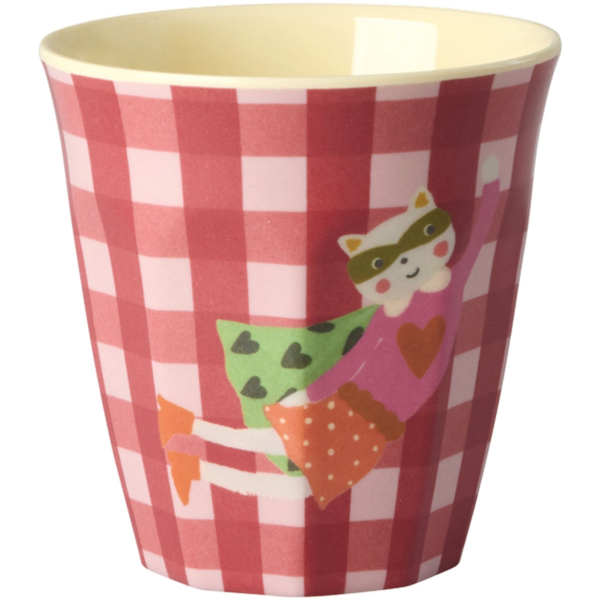 Rice Melamine Kids Cup With Hero Print - Pink - Small - 6 Pack - 160 Ml