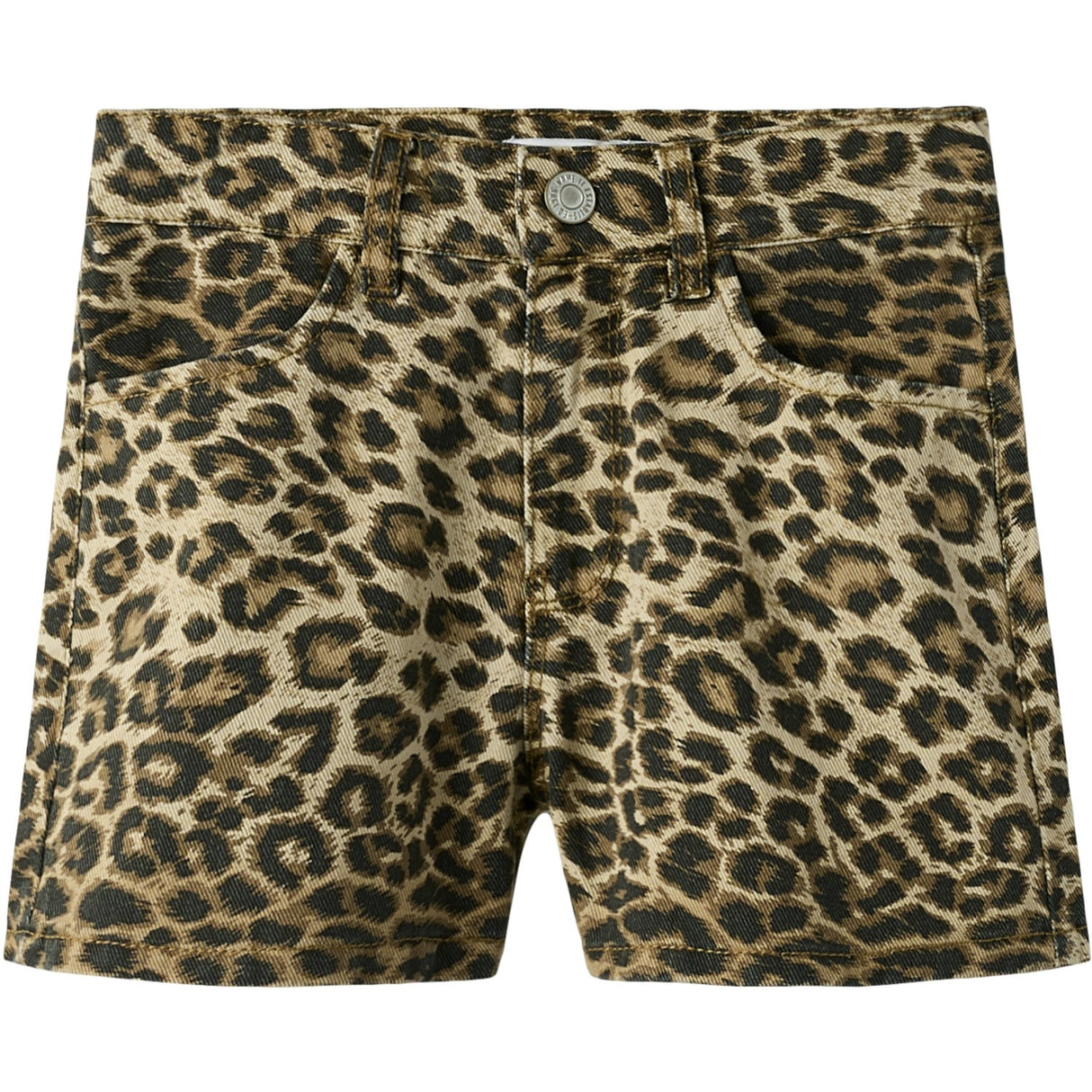 Name It Silver Mink Leopard Nkfrose Hw Shorts 4444-Td Noos