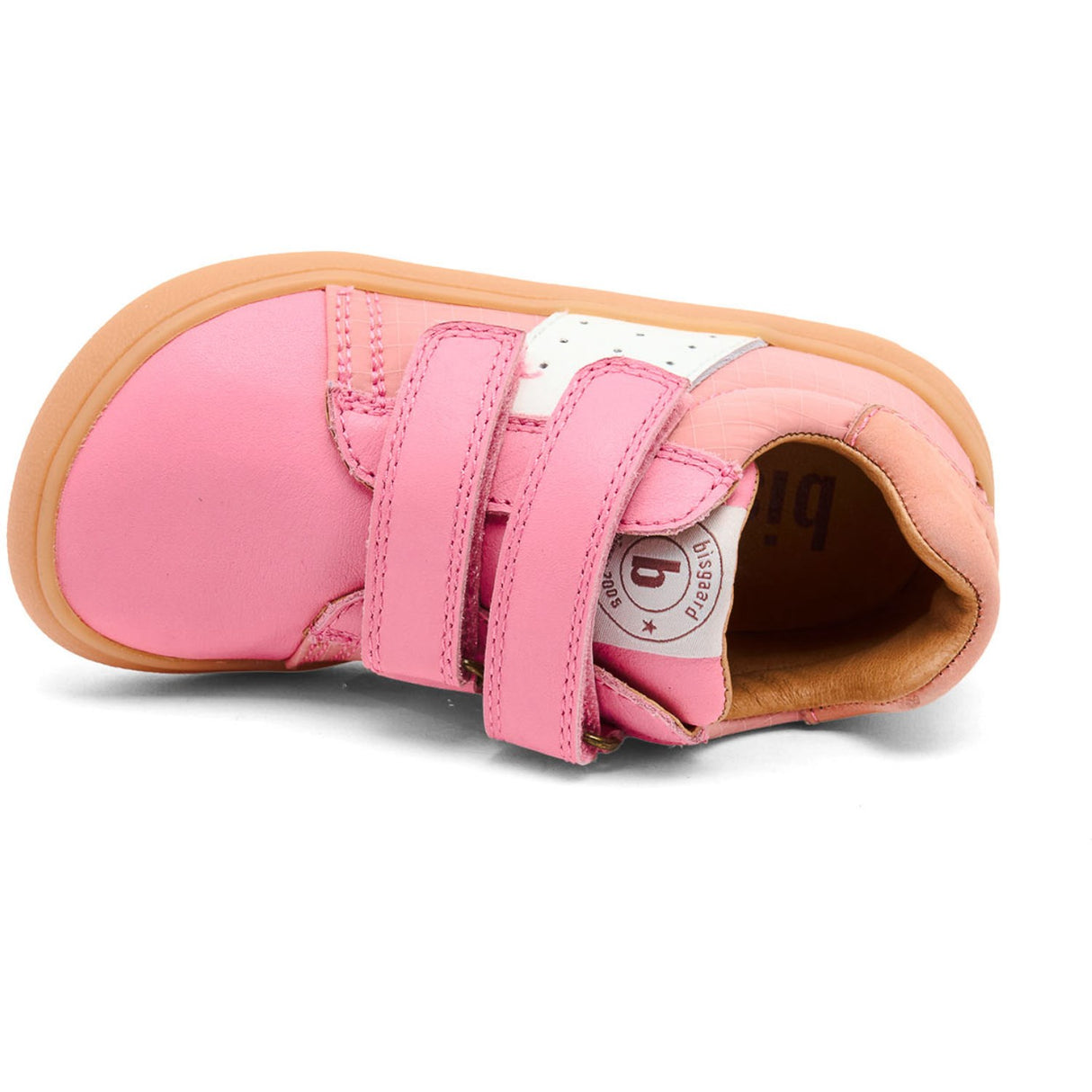 Bisgaard Pink Barefoot Ricco Velcro Shoe