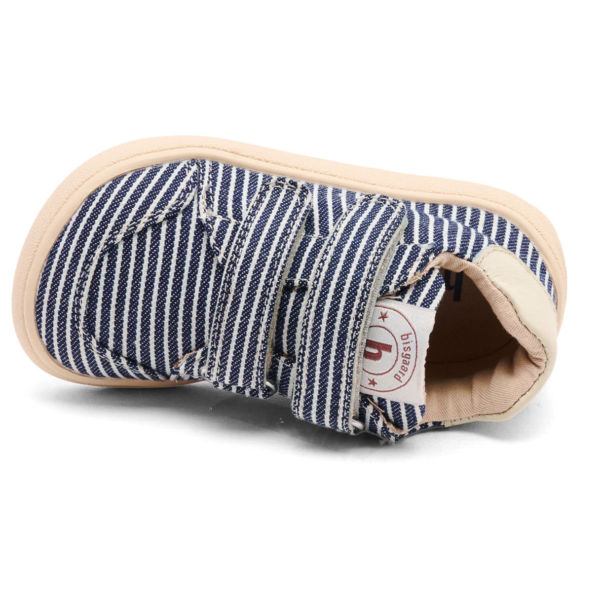 Bisgaard Navy Barefoot Skipper First Step Shoe