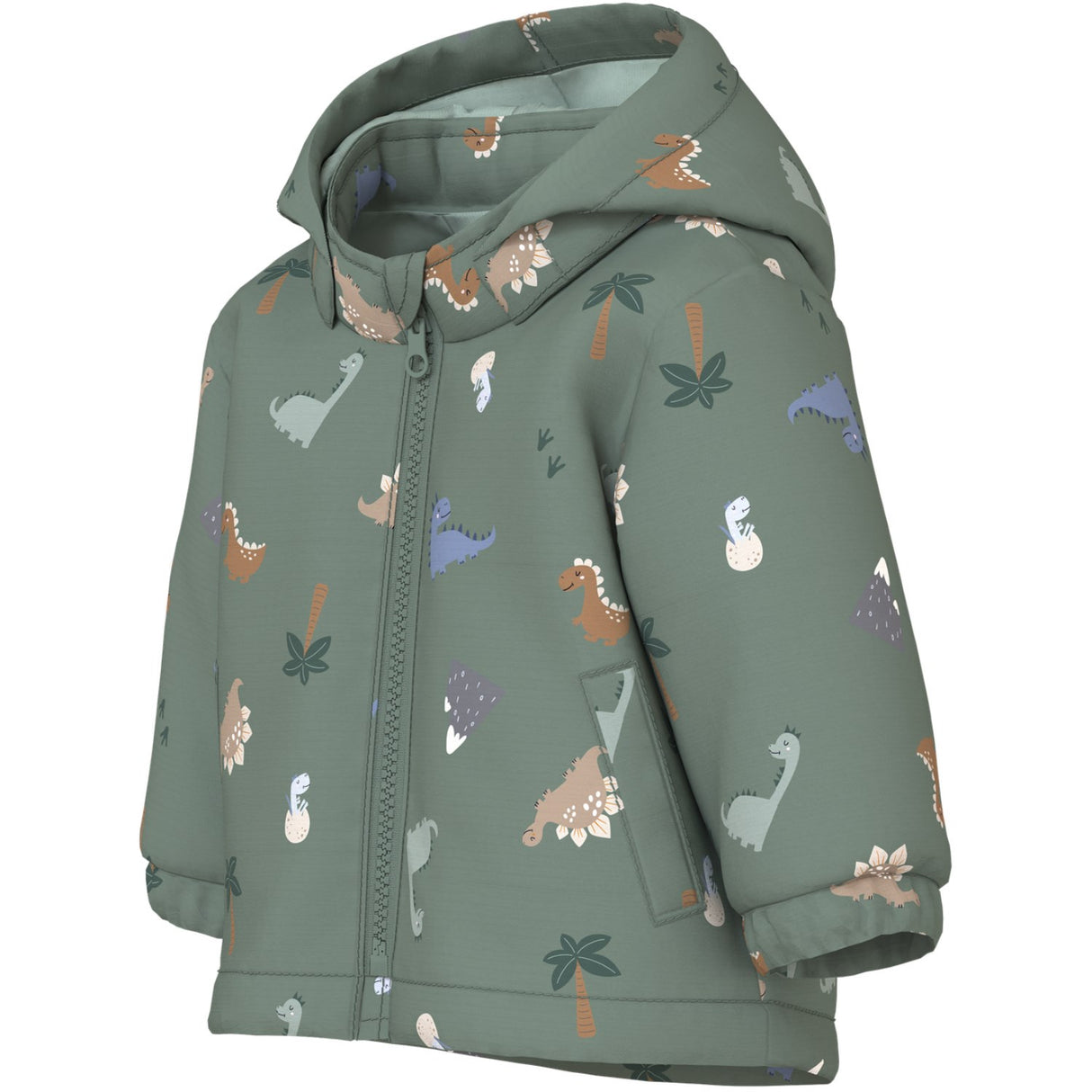 Name It Laurel Wreath 1 Little Dinos Nbmmax Jacket Pa AOP