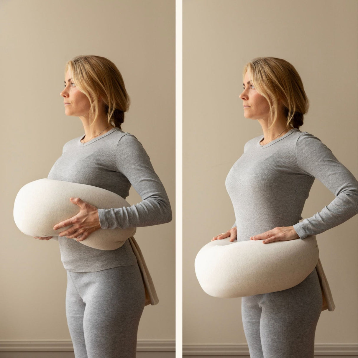 bbhugme Soft White Nursing Pillow