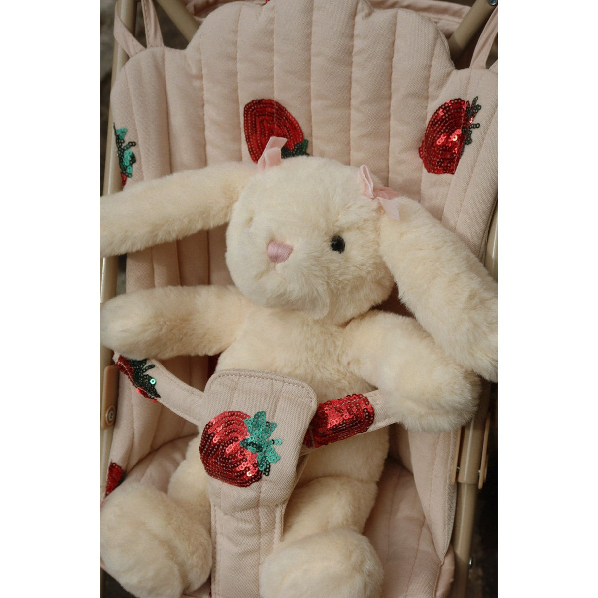 Konges Sløjd Strawberry Tulle Doll Stroller