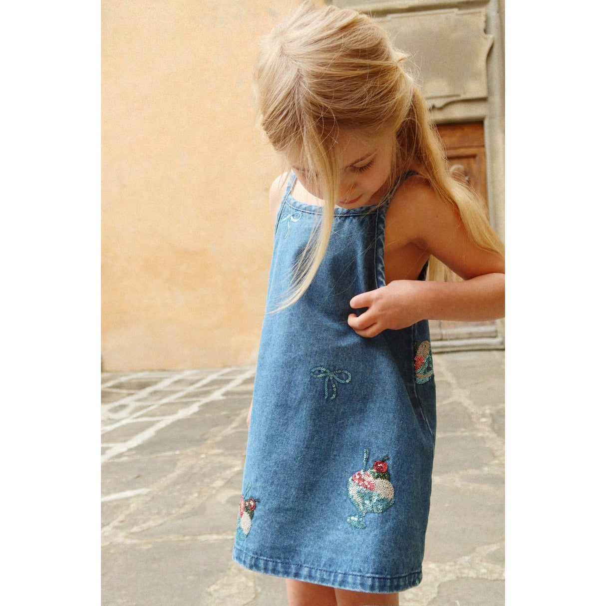 Konges Sløjd Gelato Magot Sequin Strap Dress Gots