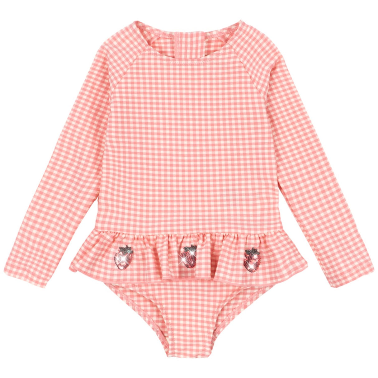 Konges Sløjd Geranium Pink Etta Ls Swimsuit
