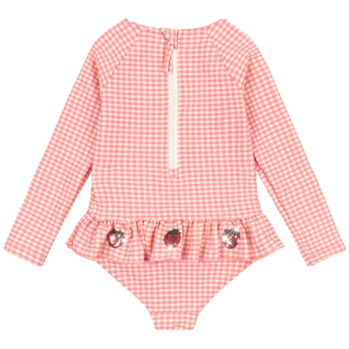 Konges Sløjd Geranium Pink Etta Ls Swimsuit