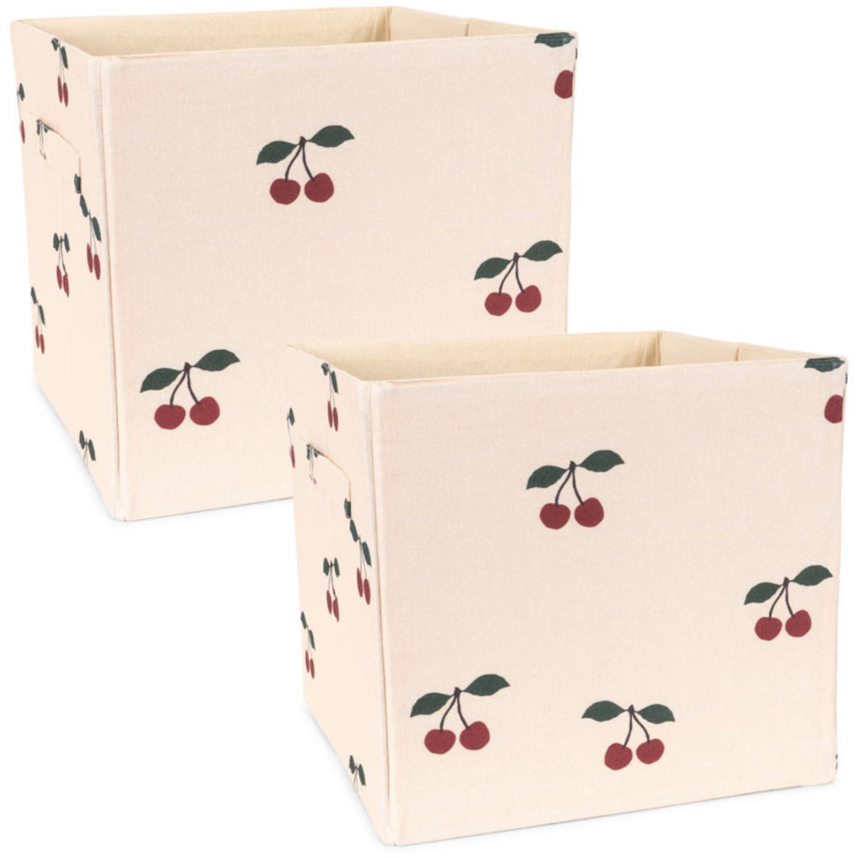 Konges Sløjd Cherry Fabric Storage Baskets 2 Pcs
