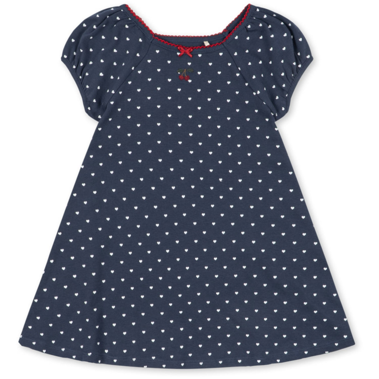 Konges Sløjd Heart Blues Classic Ss Dress Gots