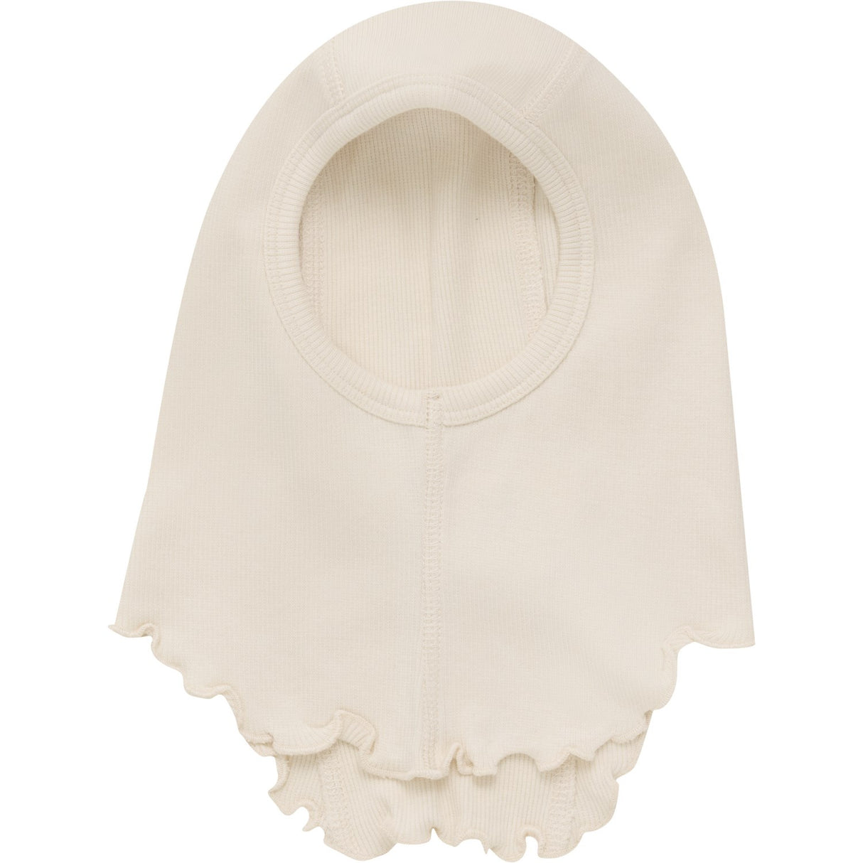 Huttelihut Antique White Balaclava Rib