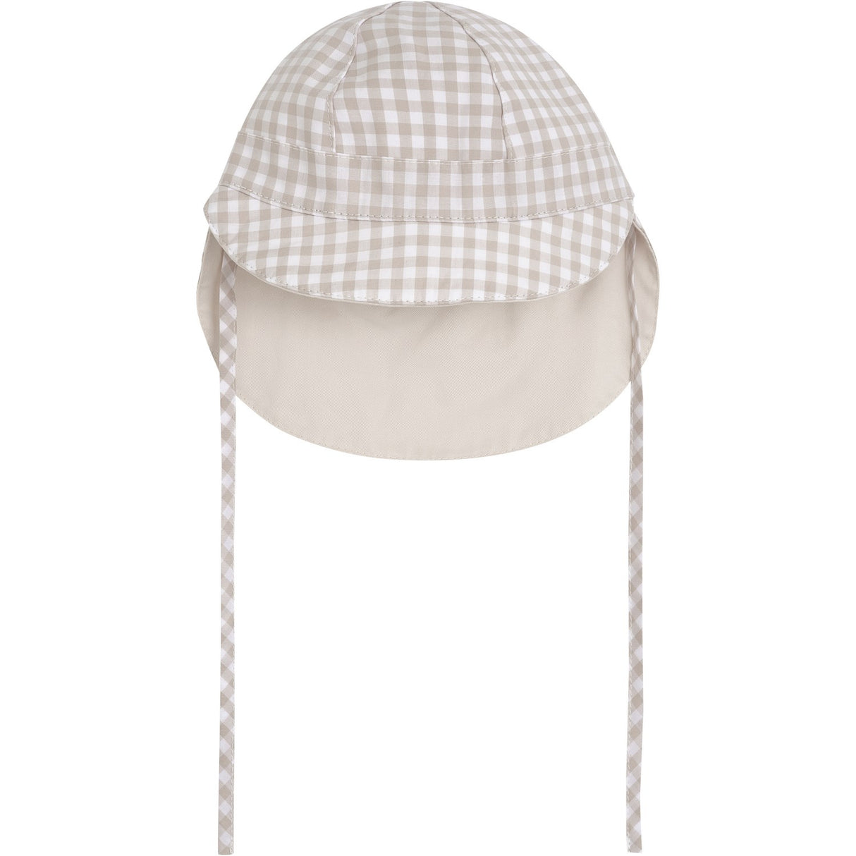 Huttelihut White Pepper Sun Hat Check - Upf 40+