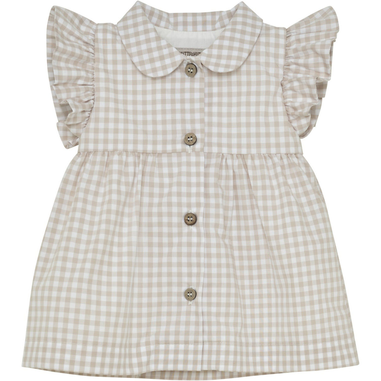 Huttelihut White Pepper Dress Ss Woven Check