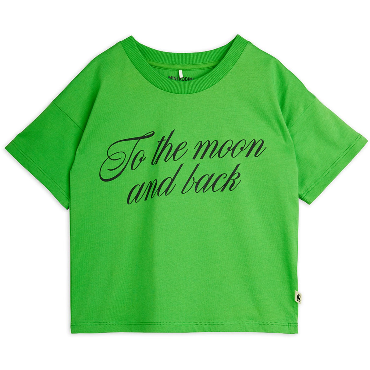 Mini Rodini Green To The Moon Sp Ss Tee