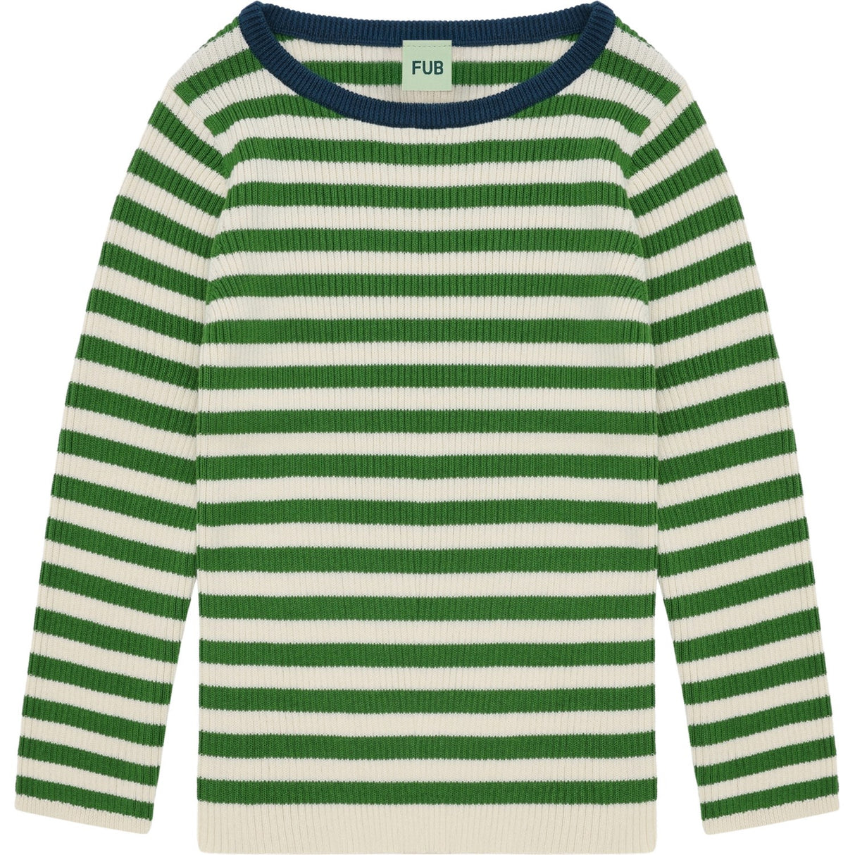 FUB Ecru/Pine Rib Blouse