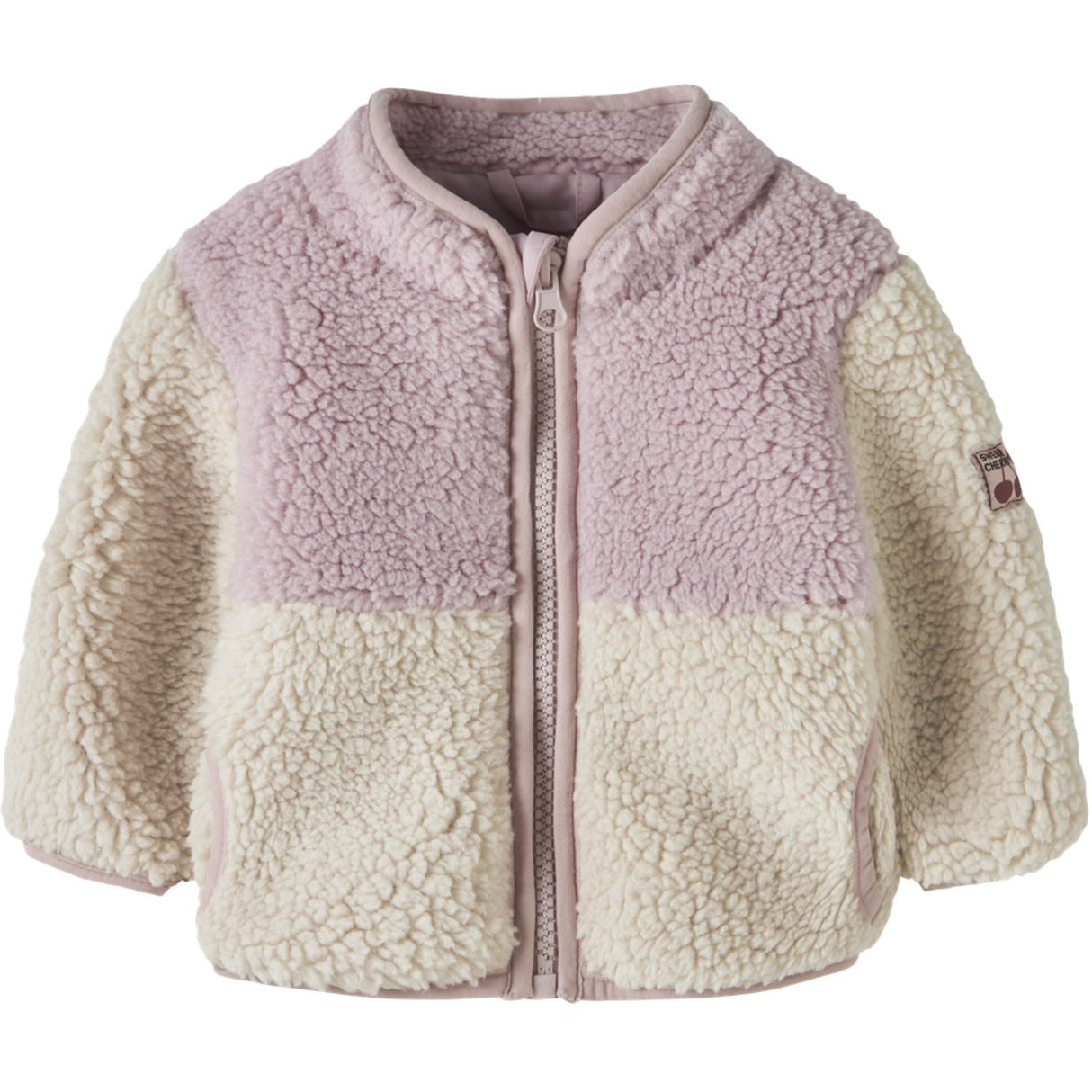 Name It Violet Ice Nbfmacey Teddy Jacket Block