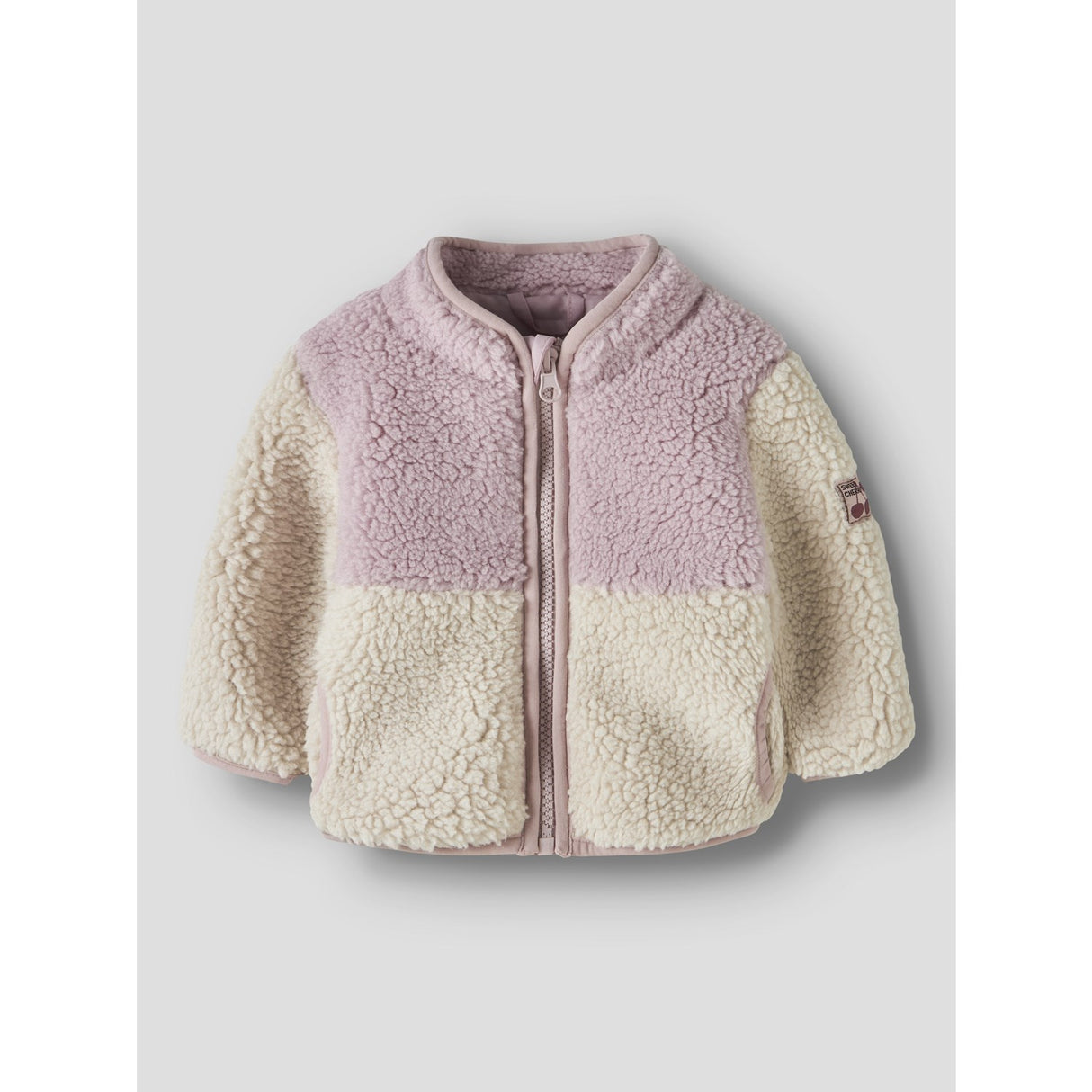 Name It Violet Ice Nbfmacey Teddy Jacket Block