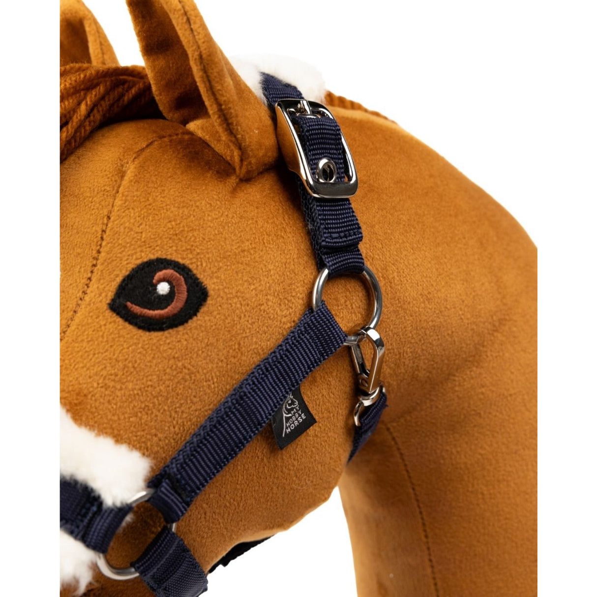 My Hobby Horse Navy Lambskin Halter For Hobby Horse