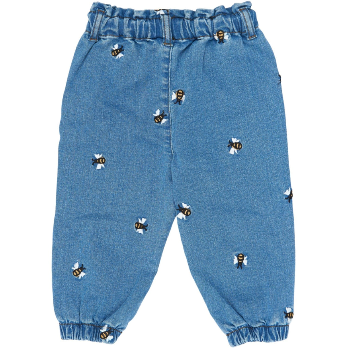 Petit Piao Light Blue Denim Emb Ppjubii Denim Pants