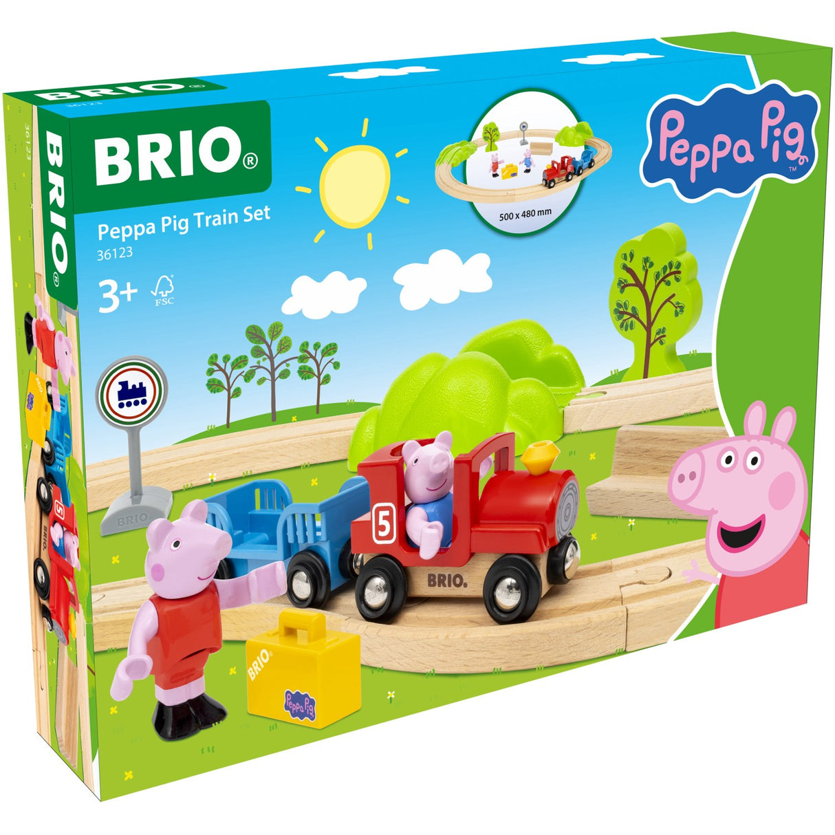 BRIO® Peppa Pig Train Set