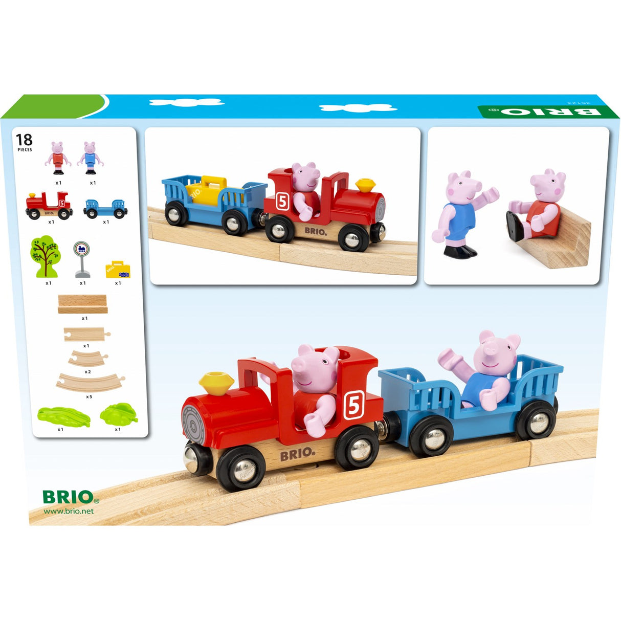 BRIO® Peppa Pig Train Set