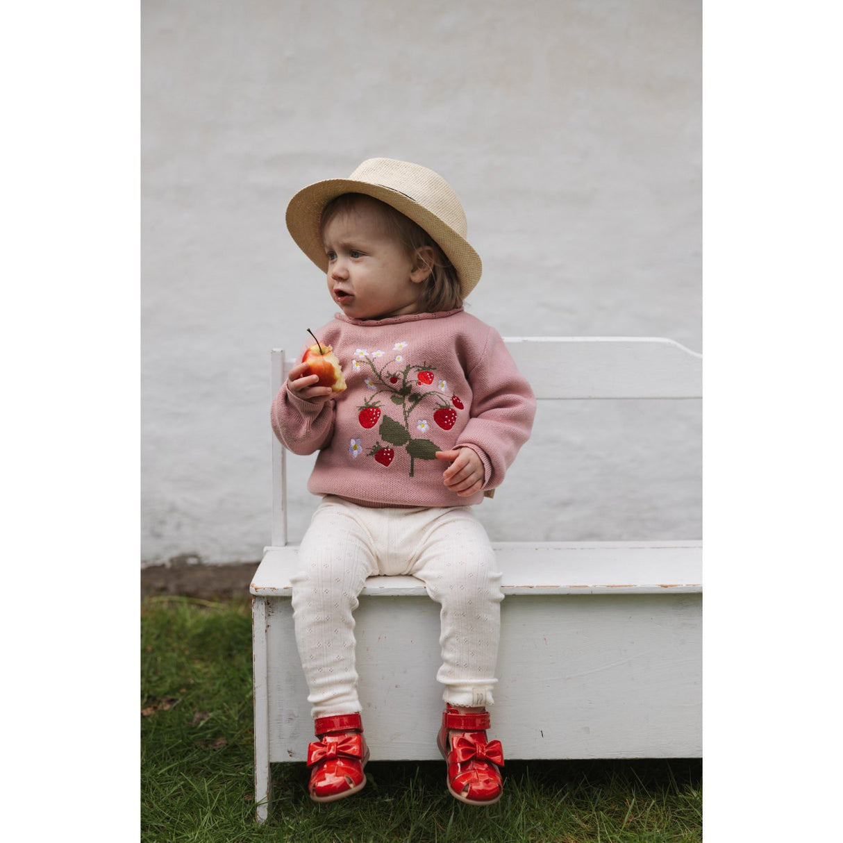 Petit Piao Dusty Rose PPEllen Knit Pullover