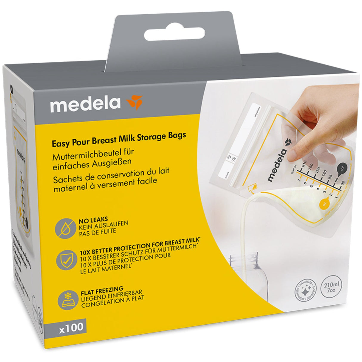 medela Easy Pour Snack Bag Til Brystmælk