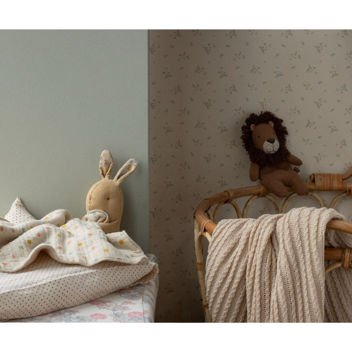 Maileg Lullaby Friends, Kanin, Mini - Cremegul