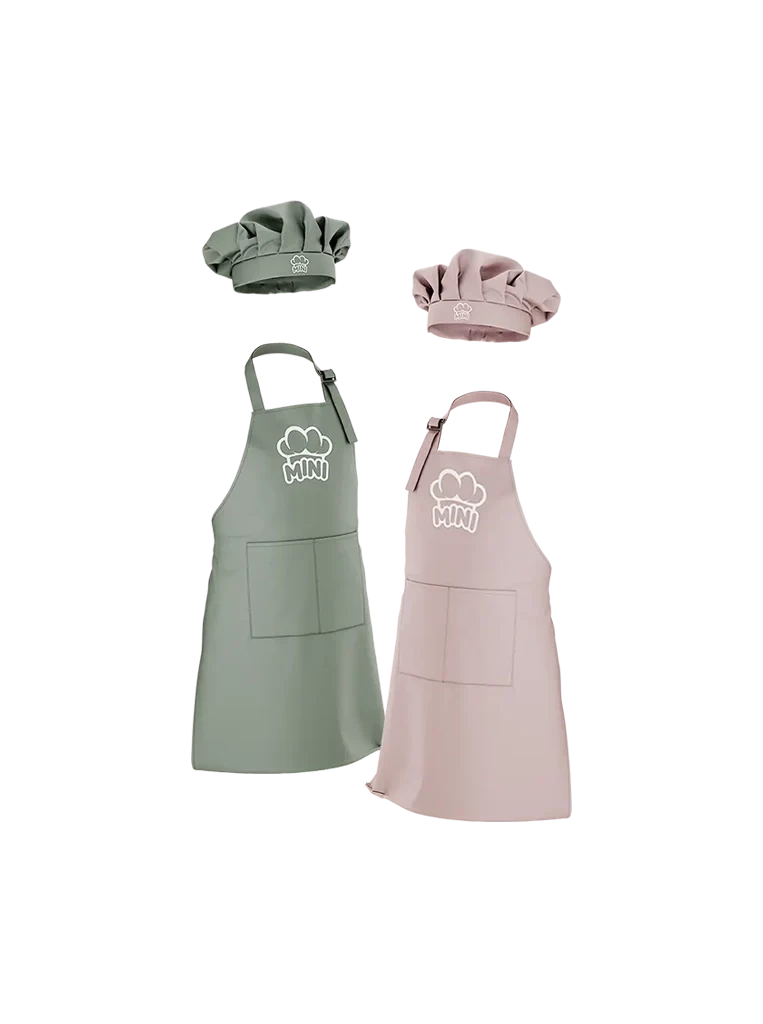 MINI Family Green Apron Set