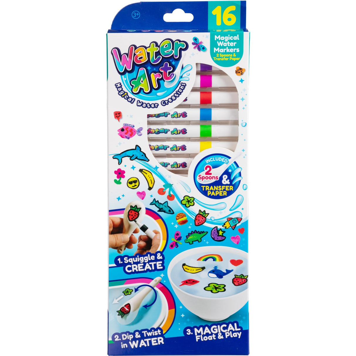 Water Art Set With 16 Markers