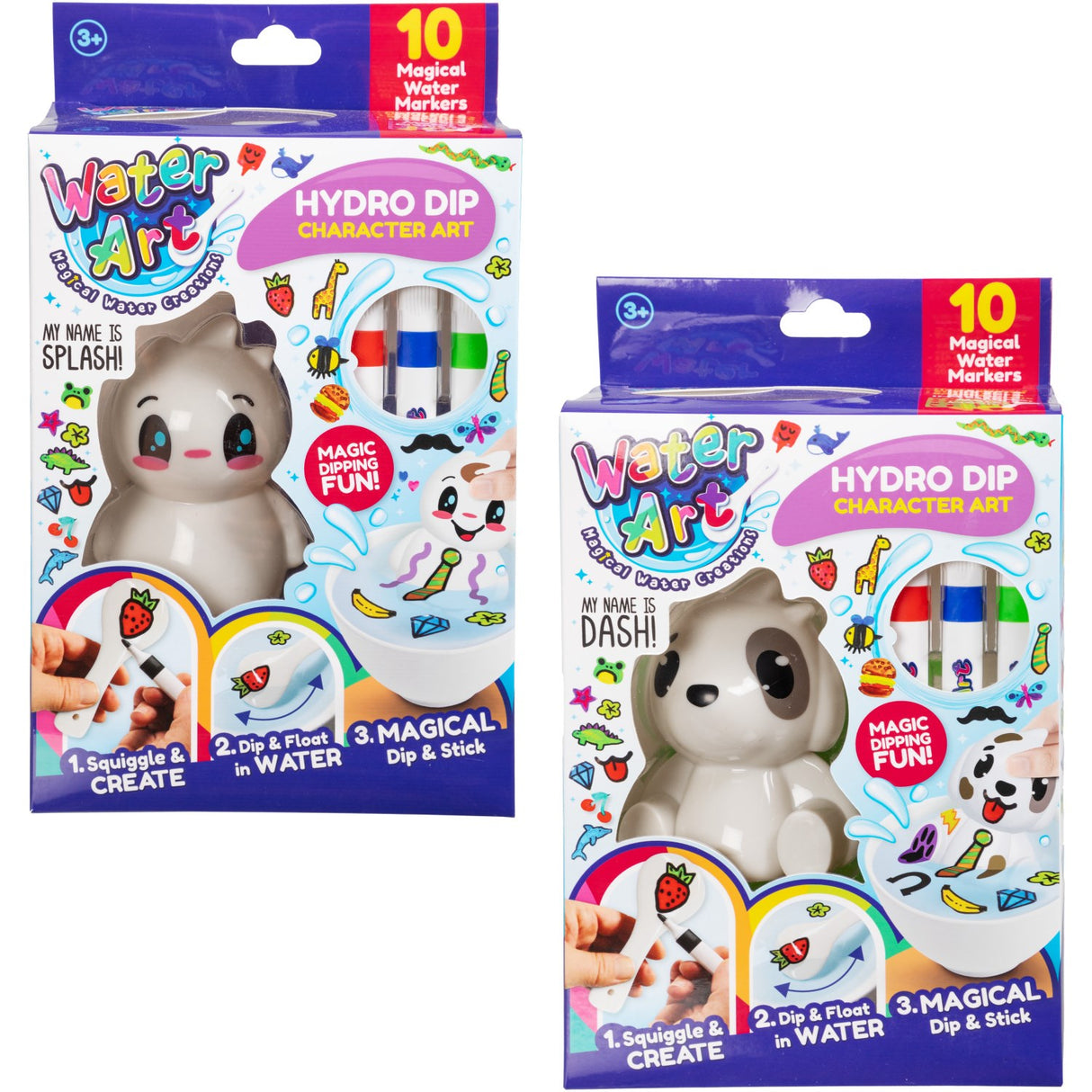 Water Art Hydro Dipping Set With 12 Markers Assorted
