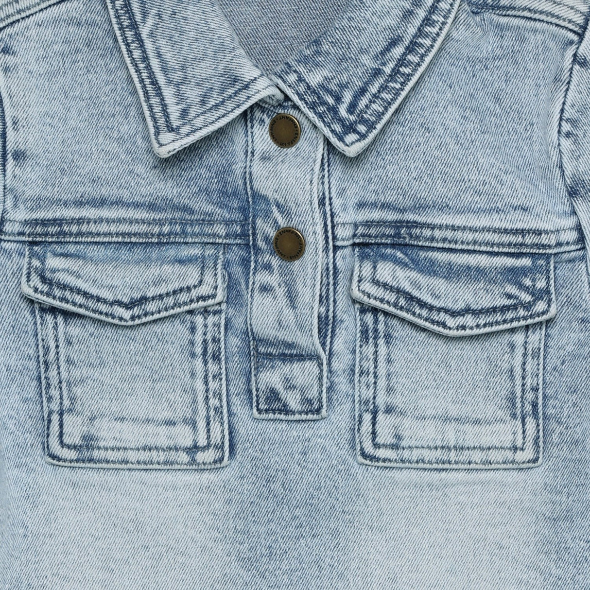 En Fant Light Blue Denim Dress Denim