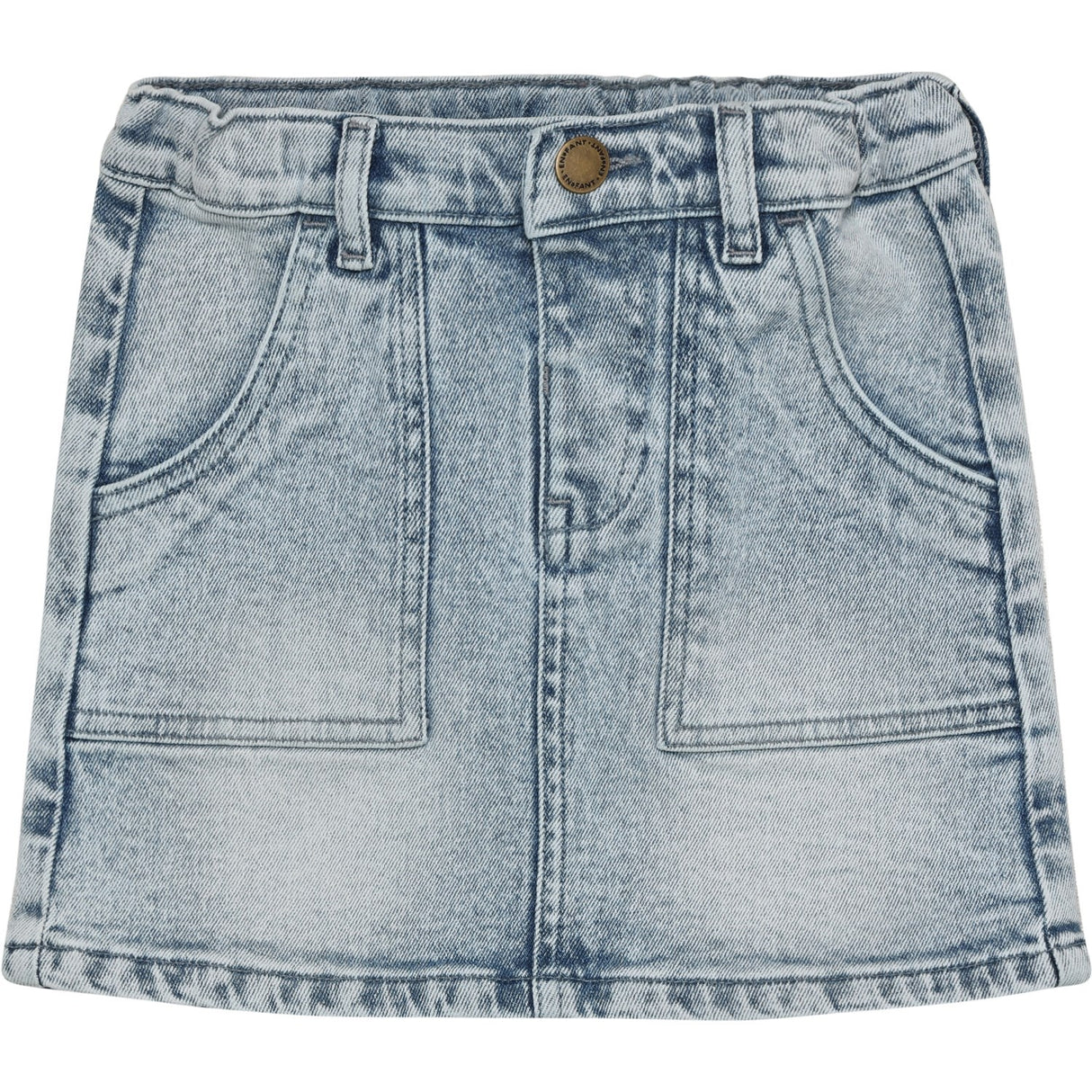 En Fant Light Blue Denim Skirt Denim