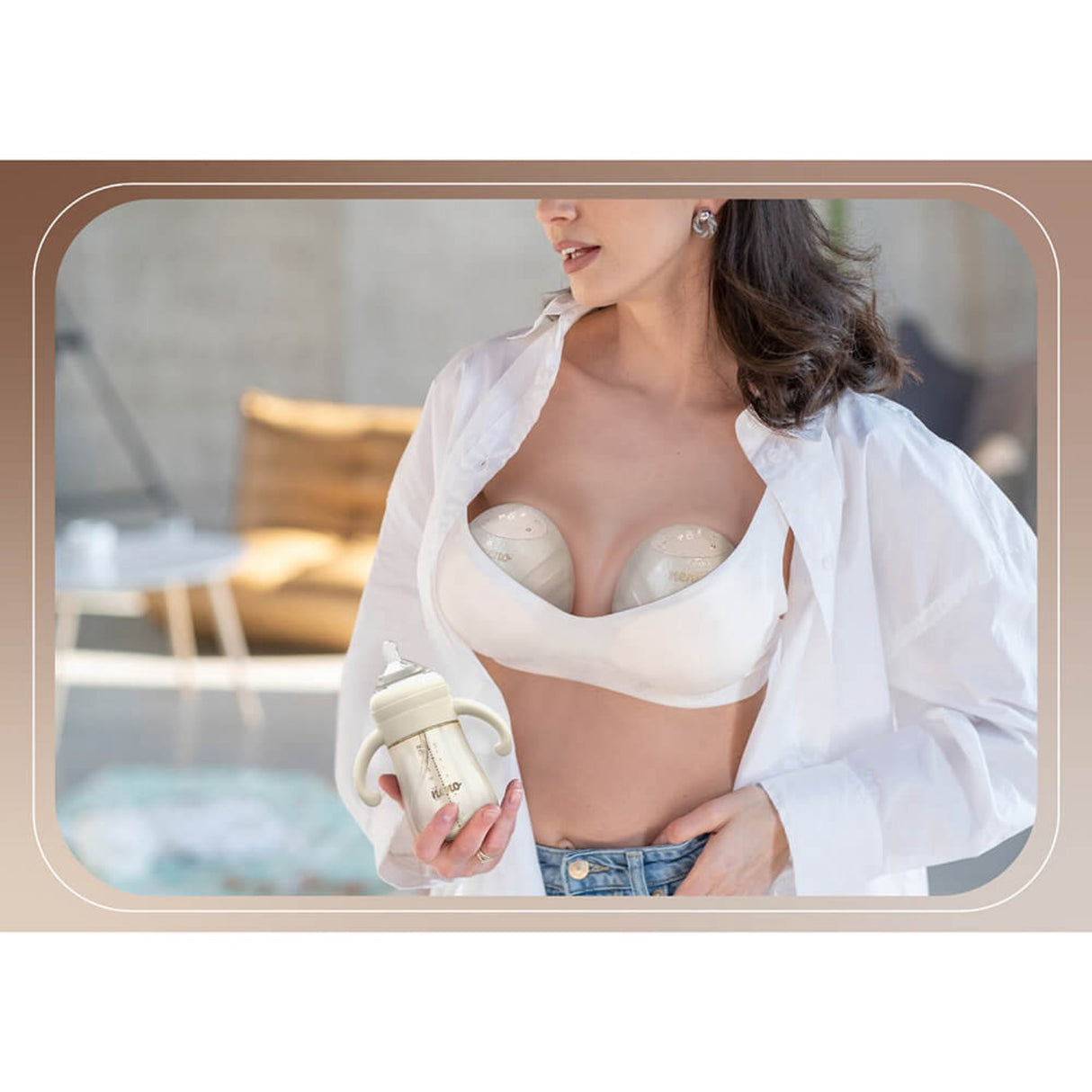 Neno Hvid Breast Pump Perla Håndfri Double