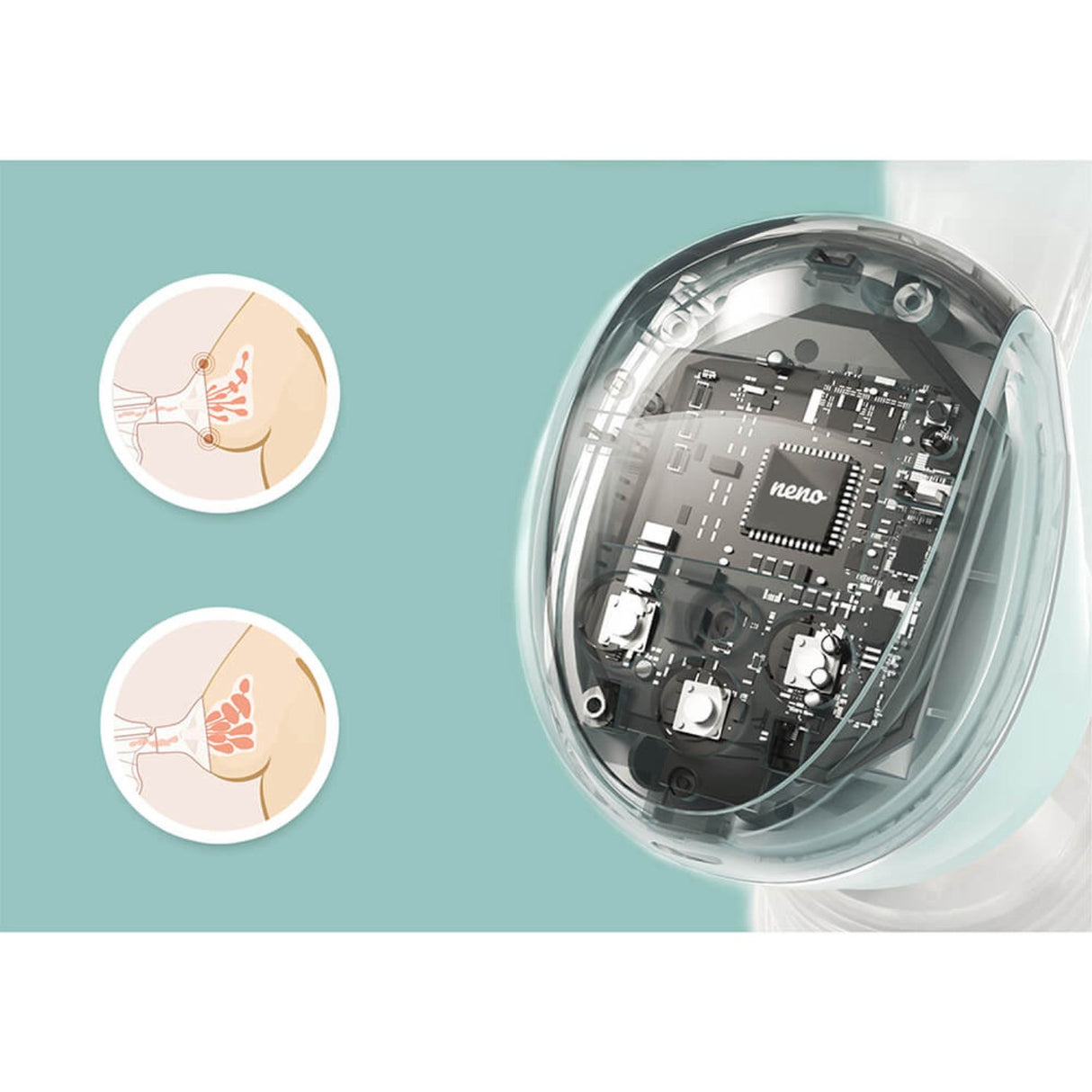 Neno Grøn Breast Pump Uno Single