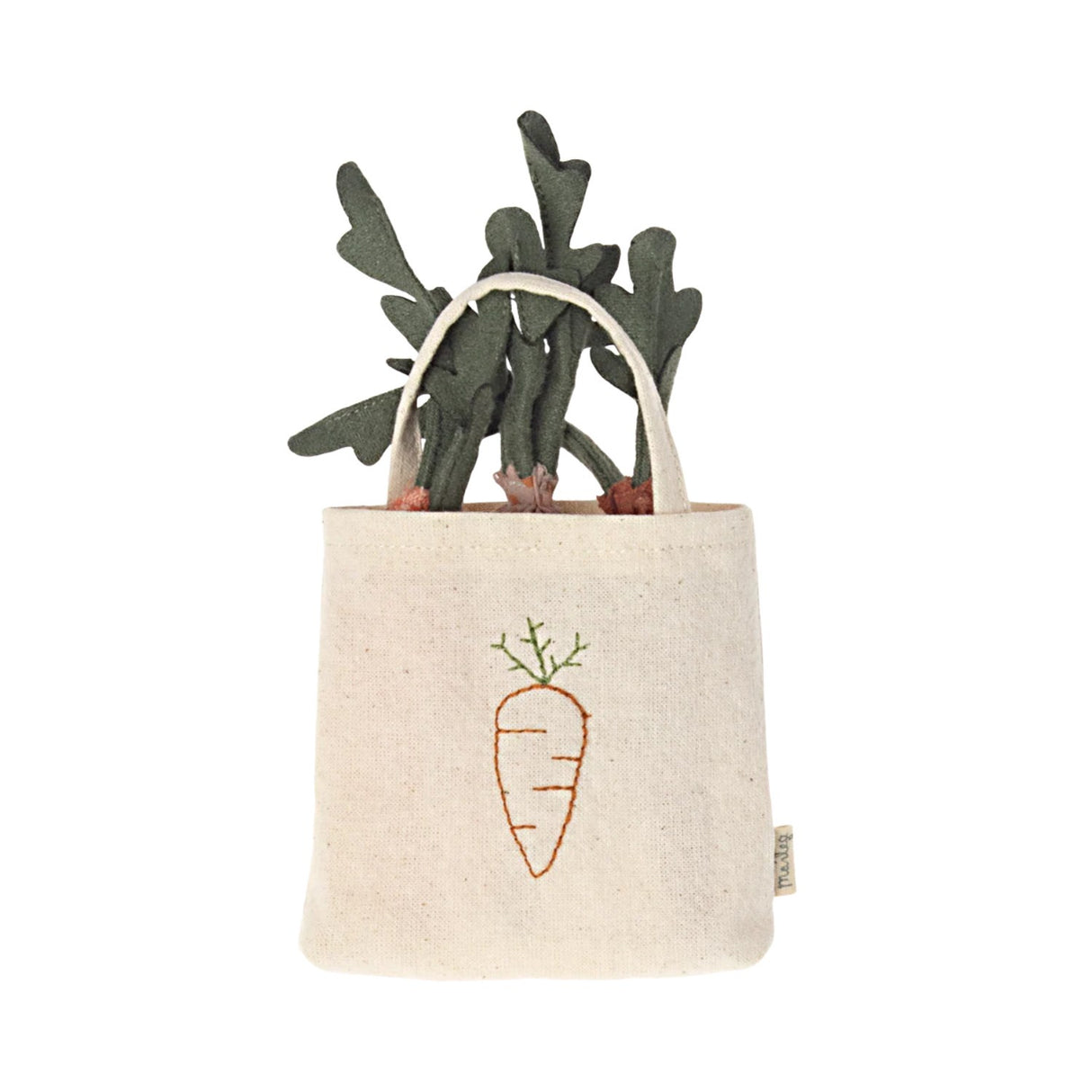 Maileg carrots in shopping bags, mini