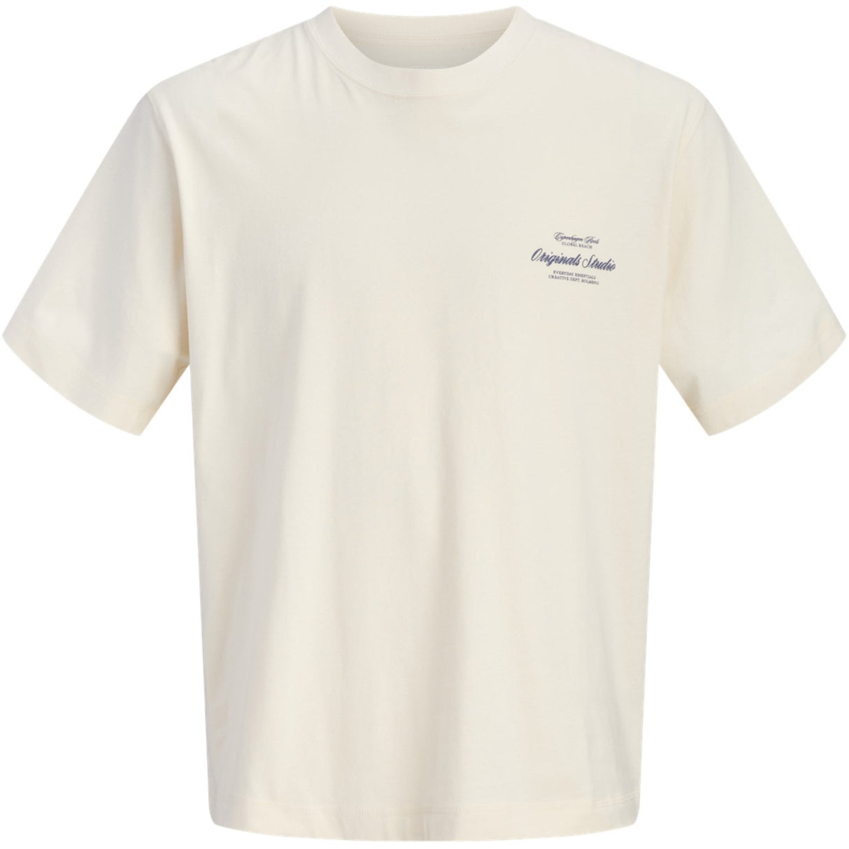 Jack & Jones Junior Antique White Jornorrebro Typo Tee Ss Crew Neck Sn Jnr