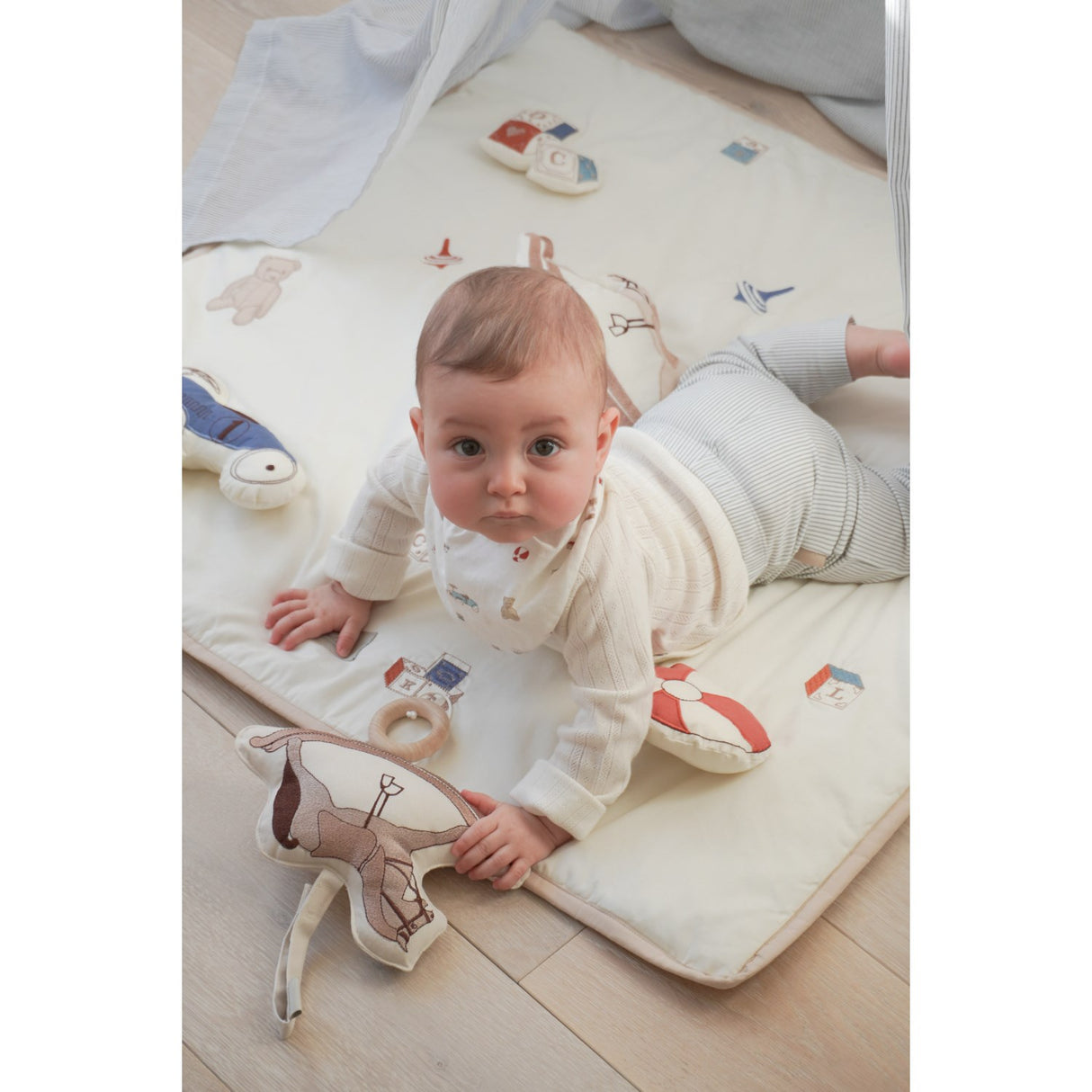 Cam Cam Copenhagen Vintage Toys Bandana Bib Jersey 2-Pack