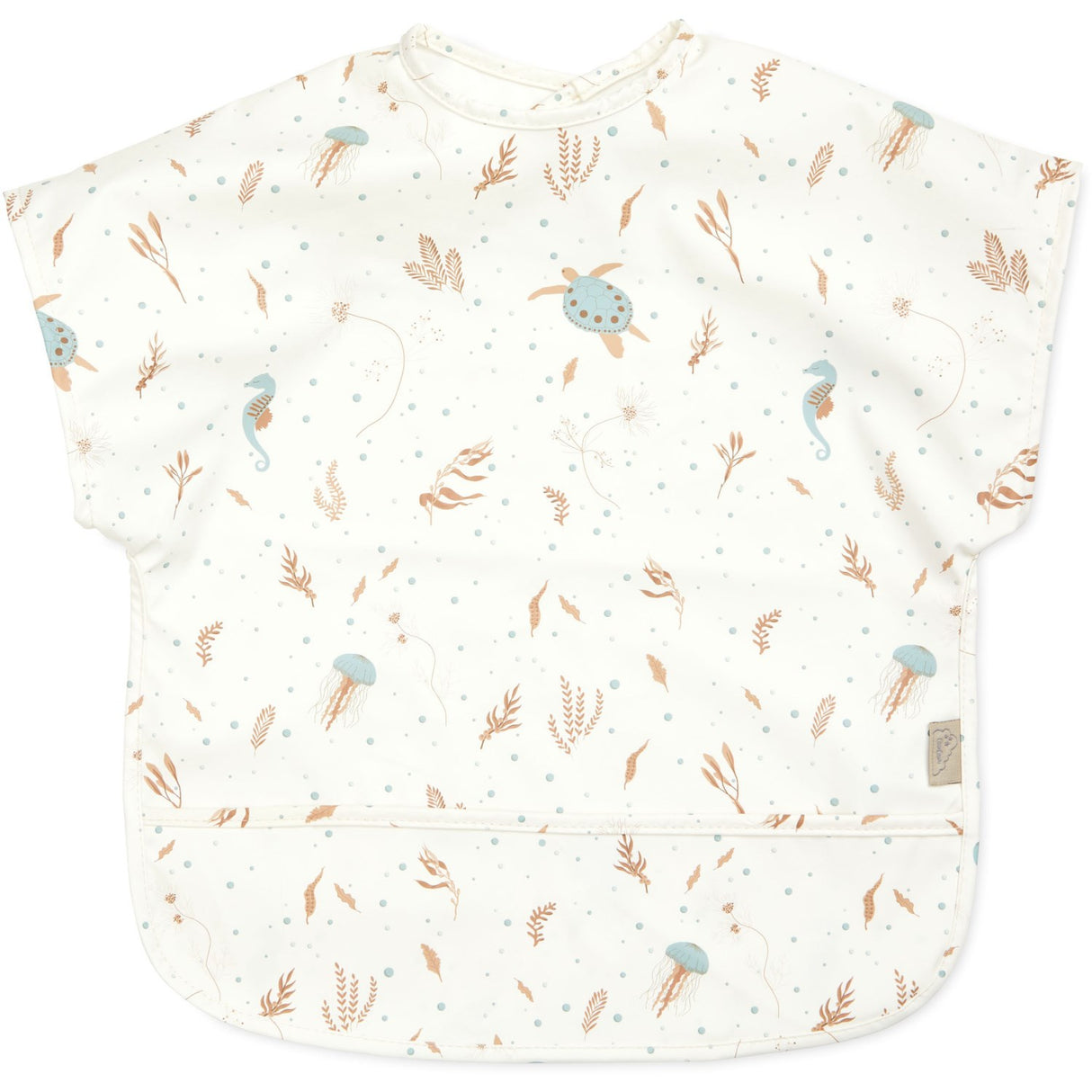 Cam Cam Copenhagen Sea Garden Short Sleeved Bib