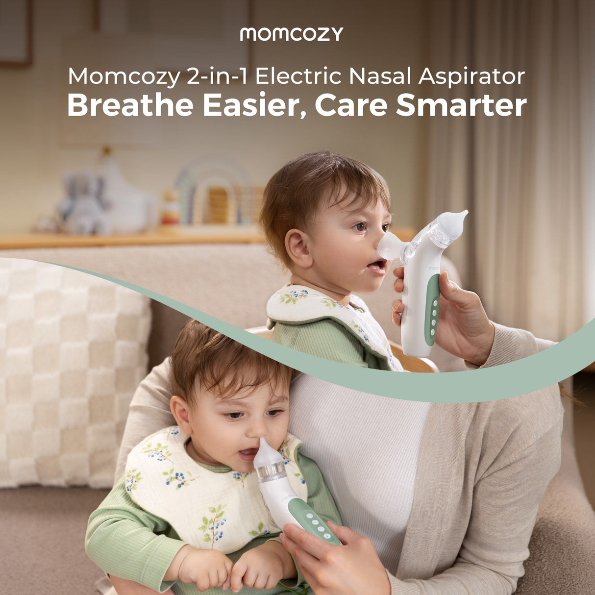 Momcozy BreezyClear™ 2-in-1 Spray & Suction Electric Nasal