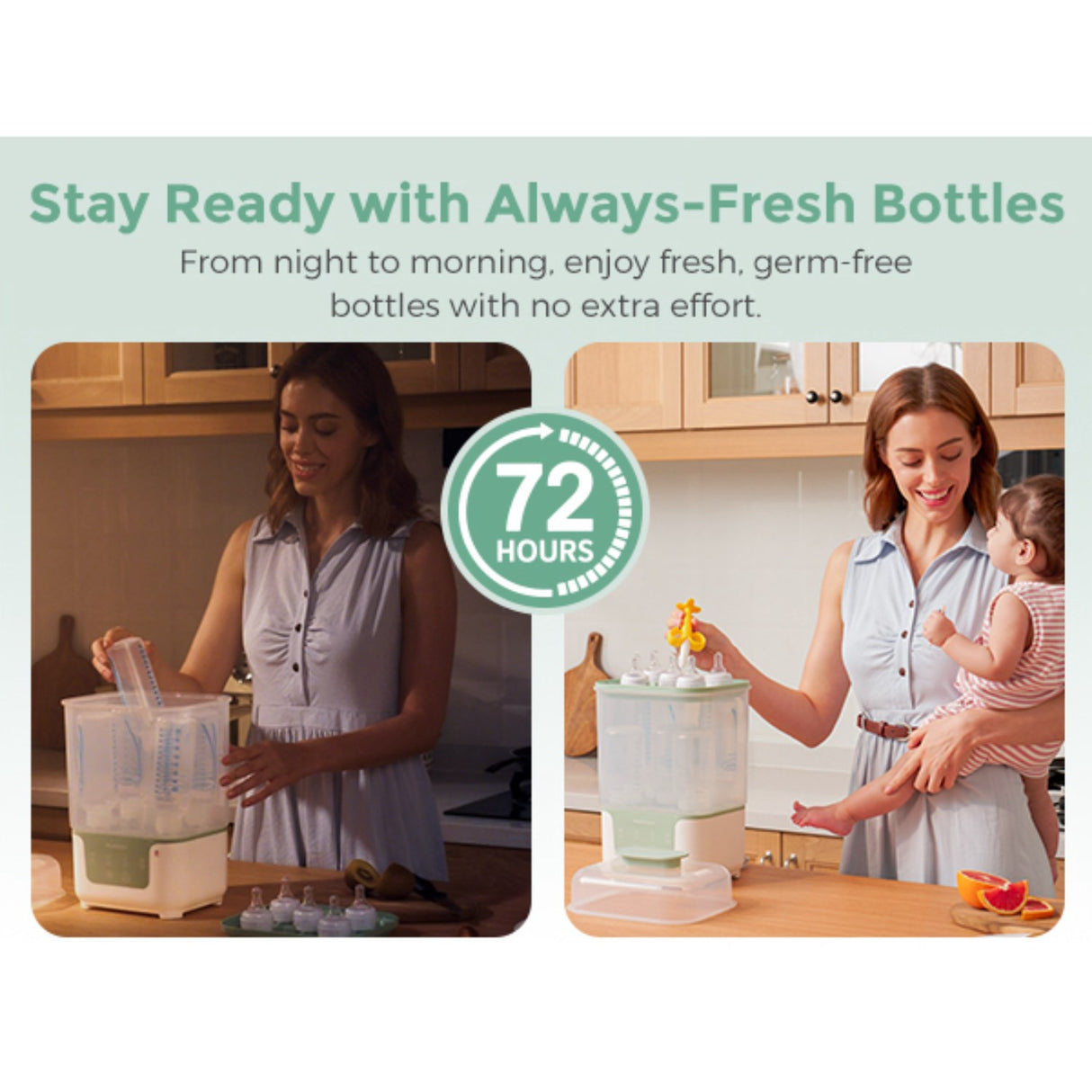 Momcozy BS04 4-in-1 Bottle Sterilizer And Dryer