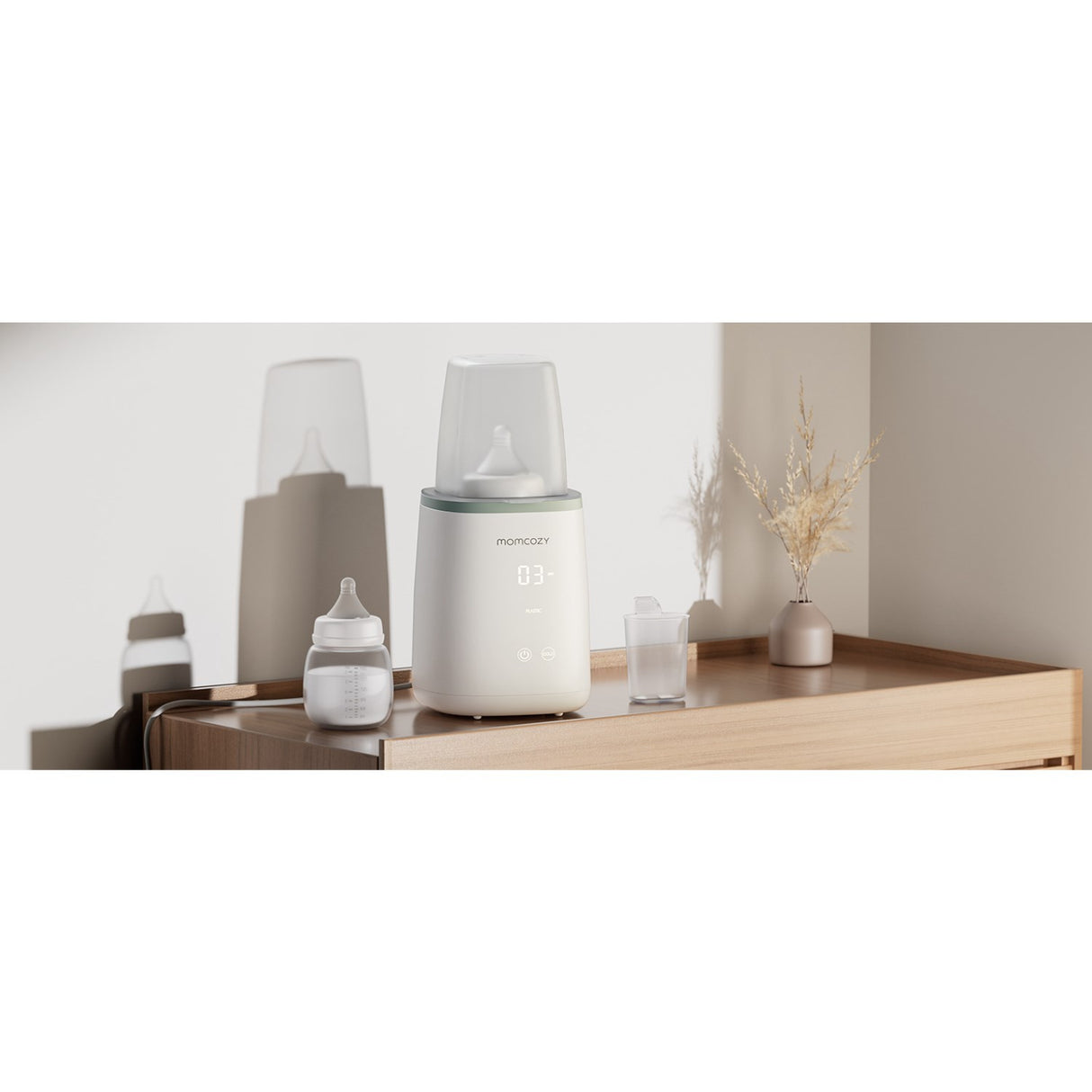 Momcozy MW01 6-in-1 Fast Baby Bottle Warmer