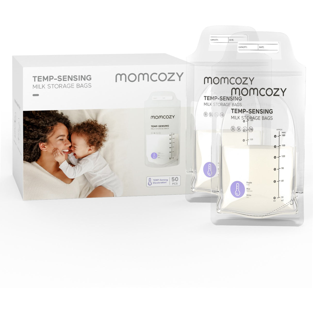 Momcozy Breastmilk Bag 50-Pack