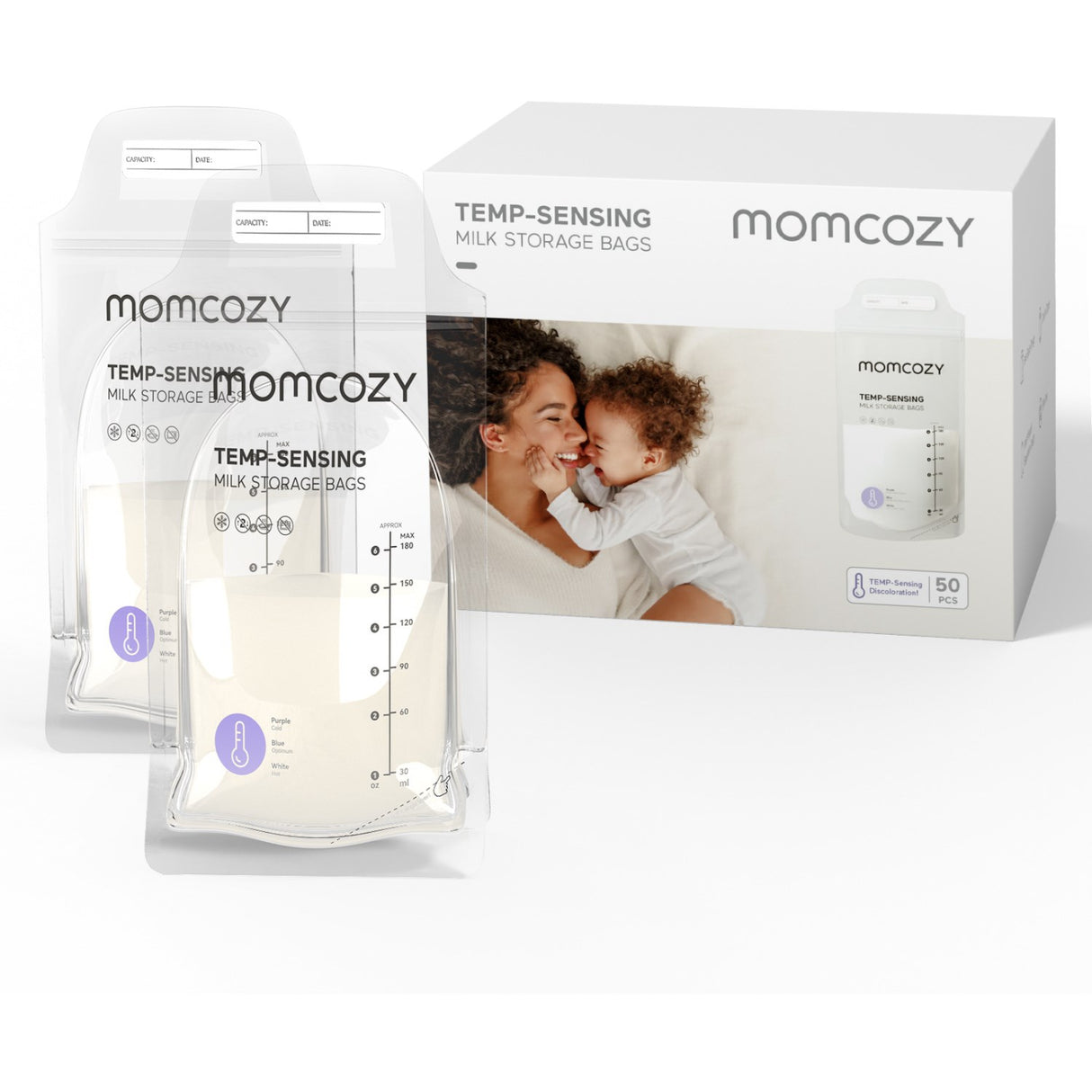 Momcozy Breastmilk Bag 50-Pack