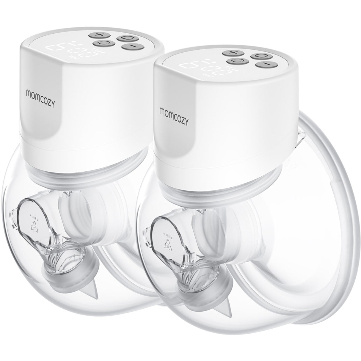 Momcozy Grey S12 Pro Wearable Breast Pump Double Pack