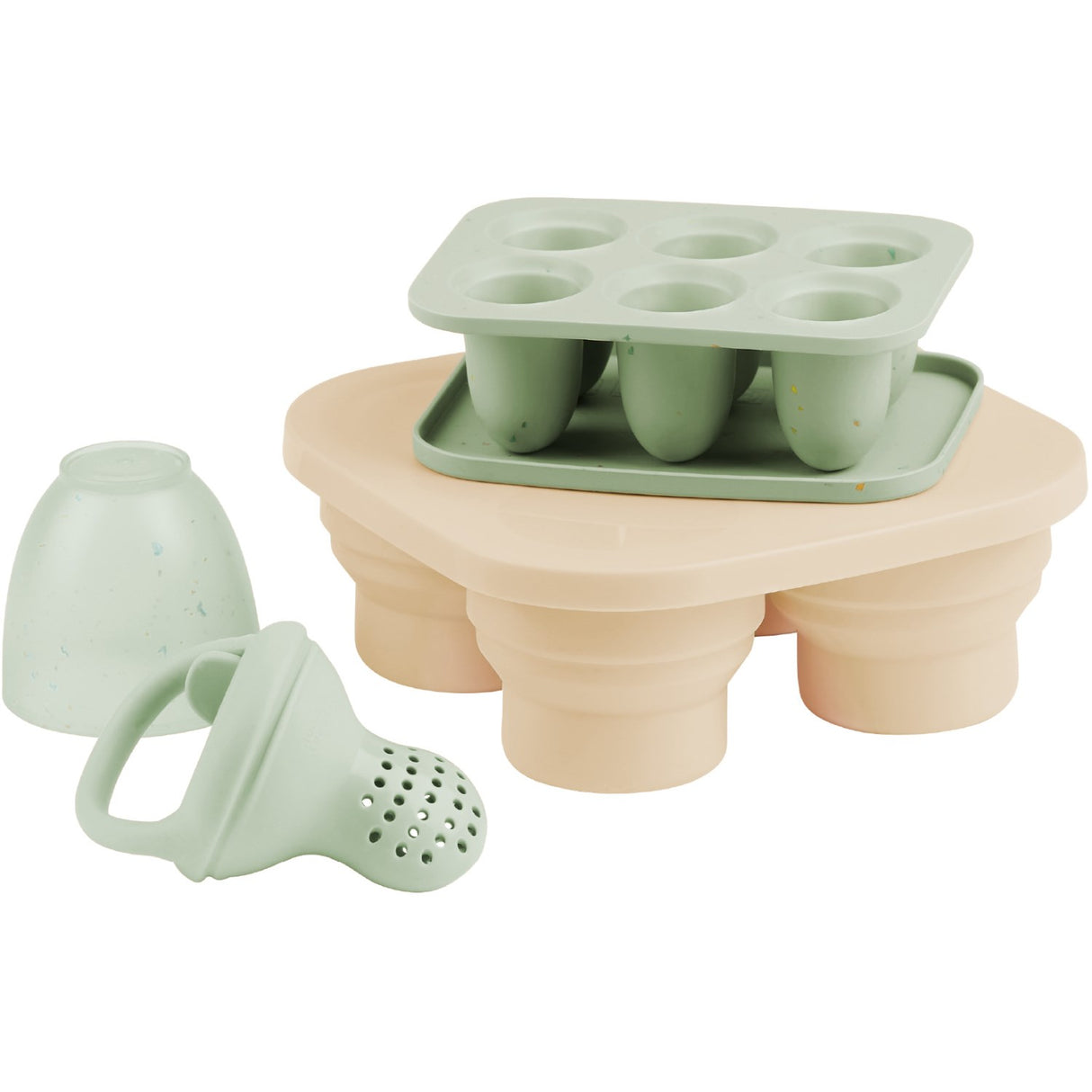 Babymoov Multi Silicone Containers & Feeder Set