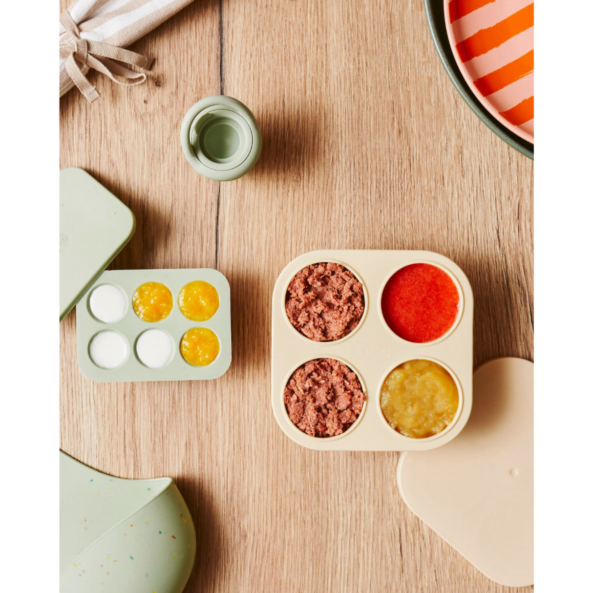 Babymoov Multi Silicone Containers & Feeder Set